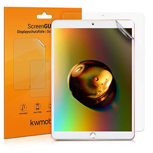kwmobile 2X 스크린 보호 호환가능한 with 애플 아이패드 에어 3 (2019) - Anti-Scratch, Anti-Fingerprint 매트,무광 태블릿, 태블릿PC 디스플레이 필름