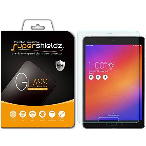 (2 팩) Supershieldz for Asus ZenPad Z10 화면보호필름, 액정보호필름, ( 강화유리) Anti 스크레치, 기포 프리