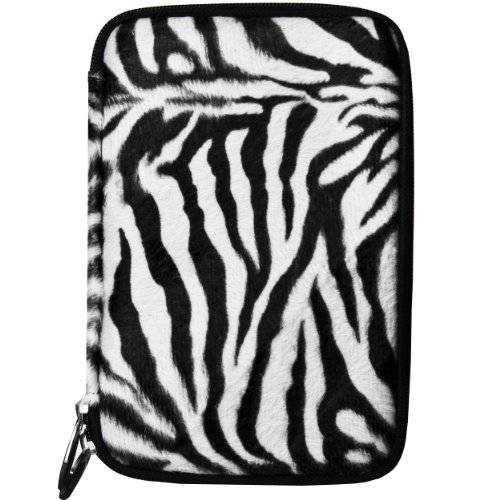 VanGoddy Zebra Protective EVA 하드 쉘 여행용 캐링 케이스 스토리지 백 적용가능한 for Vankyo MatrixPad Z1 7-inch, Fusion5 7 태블릿, 태블릿PC