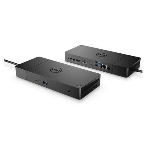 Dell WD19 180W 탈부착 스테이션 (130W 파워 Delivery) USB-C, HDMI, 듀얼 DisplayPort,DP, 블랙