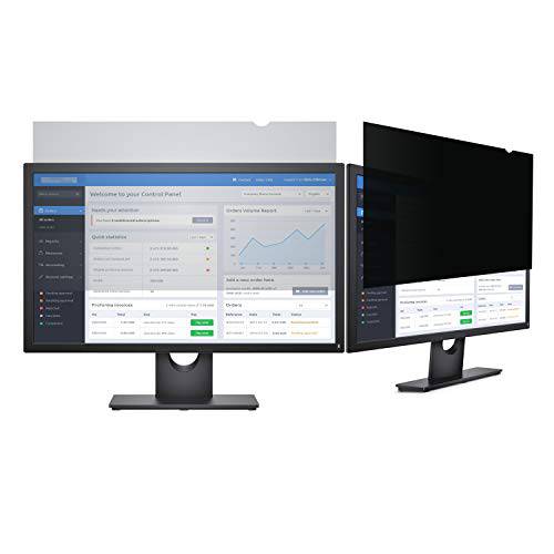 Ofpvss 23 Inch 컴퓨터 프라이버시 필터 for 23 와이드스크린 Monitor(16:9 Aspect 비율) 화면보호필름, 액정보호필름 필름 for Data Confidentiality Anti-Spy Anti-Blue 라이트 Anti-Glare Fuss-Free Installation