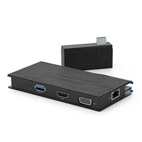 VisionTek VT100 범용 USB 3.0 휴대용 도크 (HDMI, VGA, 랜포트, SD/ 마이크로SD and USB 3.0 Port for PC,  맥, & Chrome OS) - 901200