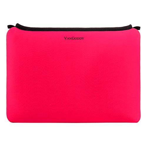 VanGoddy 17.3-inch Magenta 핑크 Protective Self-Fitting Neoprene Dust 커버 슬리브 for 삼성 갤럭시 View2 17.3 태블릿, 태블릿PC