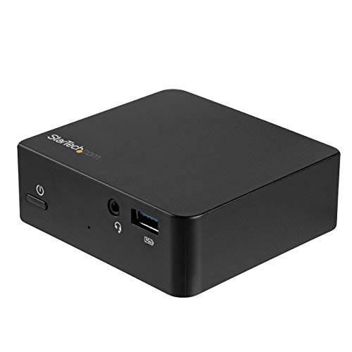 StarTech .com USB-C 도크 - 싱글 모니터 4K 30Hz HDMI 노트북 도크ing 스테이션 with 85W 파워 Delivery, 4pt USB 3.0 허브, Gb 랜포트,  오디오 - 컴팩트 USB 3.1 Gen 1 Type-C 도크 - 맥& PC (DK30CHDPD)