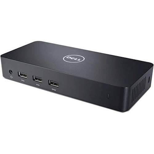 Dell USB 3.0 울트라 HD 4K 트리플 디스플레이 탈부착 스테이션 D3100 블랙