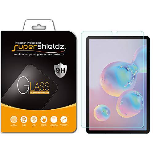Supershieldz for 삼성 갤럭시 Tab S6 (10.5 Inch) 강화유리 화면보호필름, 액정보호필름, Anti 스크레치, 기포 프리