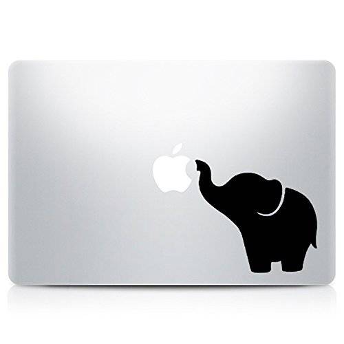 DecalGalleria - Cute Elephant Vinyl 데칼,스티커 스티커 for 맥북, 맥북 프로 and 맥북 에어 11, 12, 13, 15, 17 inch