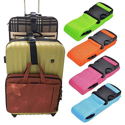 추가 A 백 짐가방,캐리어 스트랩 악세사리 for 여행용 수트케이스 벨트 조절가능 커넥터 Stacker Connect Your 3 Luggages 4 컬러 by Ajmyonsp