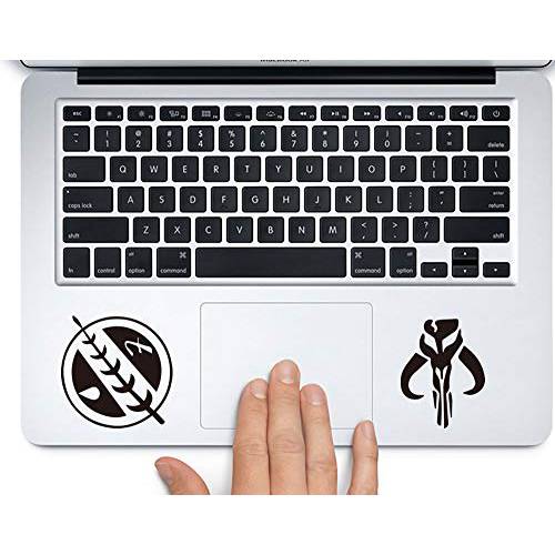 Boba Fett 체스트 아머 Mandalorian 스티커 for 노트북 맥북 자동차 or Any Smooth Surfaces