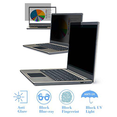 KEANBOLL 14 Inch 노트북 프라이버시 스크린 필터- Anti 눈부심& Anti 블루라이트 화면보호필름, 액정보호필름 for 14 모든 Brands of 노트북 with 디스플레이 (사이즈: 12.2 Width x6.9 높이)
