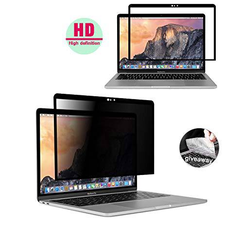 YBP MacBook-pro 13 Inch 프라이버시 스크린 - 간편 on/ 오프, 새로운 HD 탈부착가능 프라이버시 스크린 for 맥북 프로 13(2016~2019/ A2251, 2020/ A2289) 맥북 에어 13.3 2018(A1989), 2020(A2179)…