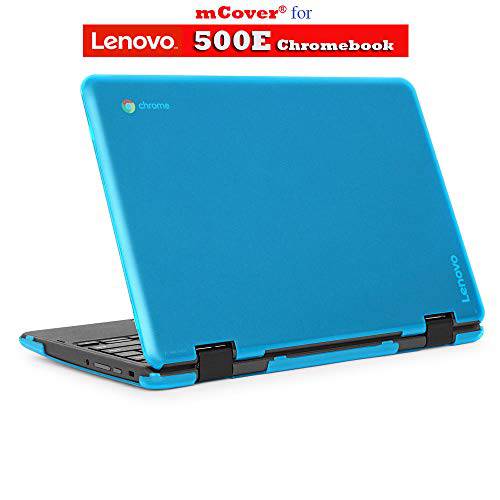 mCover  하드 쉘 케이스 for 2018 11.6 레노버 500E series 2-in-1 Chromebook 노트북 (Not 장착 레노버 N21/ N22/ N23/ 100E/ 300E/ Flex 11 Chromebook) (C500E 블랙)