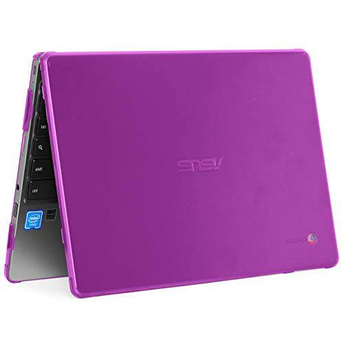 mCover  하드 쉘 케이스 for 2019 11.6-inch ASUS Chromebook C223NA/ CX22NA Series 노트북 (퍼플)