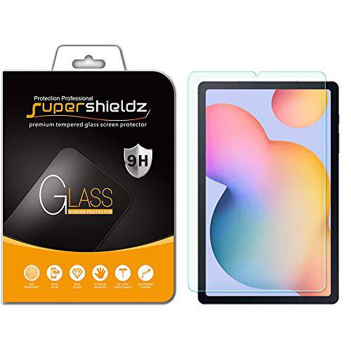 Supershieldz for 삼성 갤럭시 (Tab S6 Lite) 10.4 inch 강화유리 화면보호필름, 액정보호필름, Anti 스크레치, 기포 프리