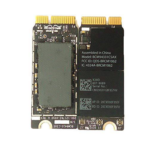 Broadcom BCM94331CSAX WLAN 카드 450M Bluetooth4.0 커넥터 모듈 교체용 호환가능한 with 레티나 맥북 프로 A1398