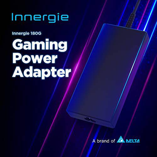 Innergie New 범용 게이밍 노트북 충전 180W, 휴대용 AC 파워 어댑터, 호환가능한 with Acer/ MSI/ ASUS/ 레노버/ HP/ Chromebook and More 노트북- 6 Ft 파워 케이블