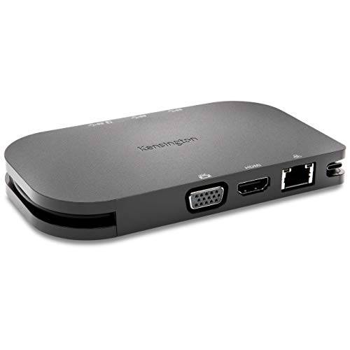 Kensington SD1610P USB-C 휴대용 도크 for 마이크로소프트 서피스 프로, 서피스 go, 서피스 노트북 and 서피스 북 (K38365WW)