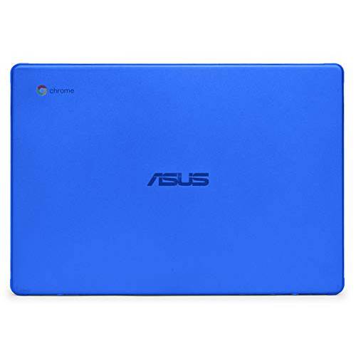 mCover  하드 쉘 케이스 for 2019 14-inch ASUS Chromebook C423NA Series 노트북 - ASUS C423 블루