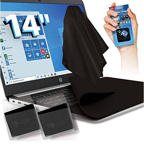 Clean 스크린 Wizard for 14 inch 노트북 - 2 XL 극세사 키보드 보호 커버 타월/ 키보드 스크린 프로텍트 클리닝, 플러스 스크린 클리너 스티커, Value 팩 of 3 PCS