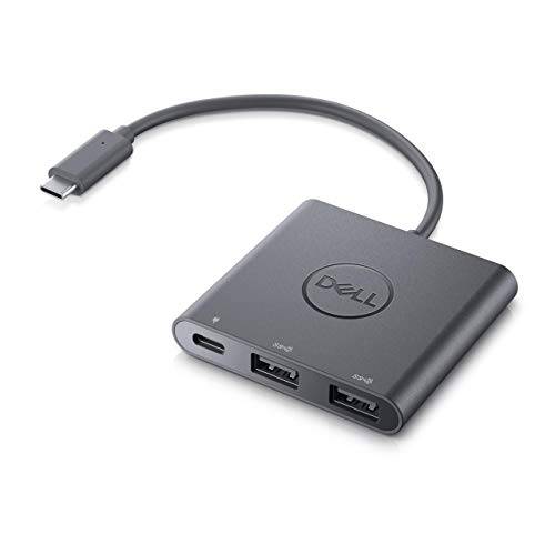 Dell  어댑터 USB-C to 듀얼 USB-A with 파워 Pass-Through
