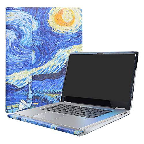 Alapmk Protective 케이스 For 15.6 레노버 Yoga 730 15 730-15IKB 730-15IWL/ CHROMEBOOK C340 C340-15/ Yoga Chromebook C630 노트북, 별이빛나는 나이트
