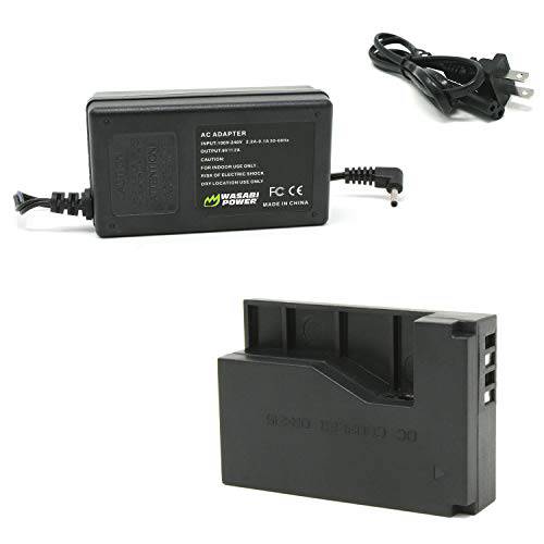 Wasabi Power AC 파워 어댑터 키트 DC 커플러 캐논 LP-E12,  ACK-E15, DR-E15, CA-PS700