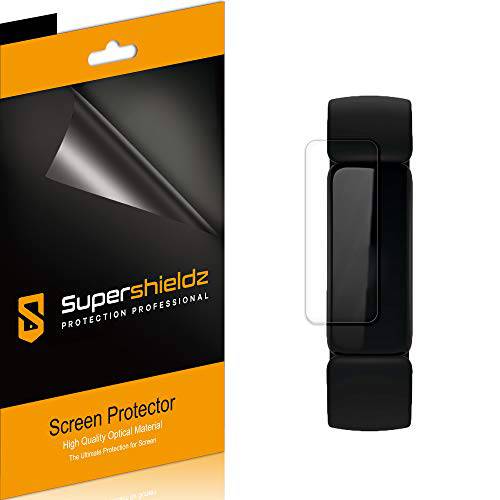 (6 팩) Supershieldz 핏빗 Inspire 2 화면보호필름, 액정보호필름, 0.12mm, (풀 커버리지) 하이 해상도 클리어 쉴드 (TPU)