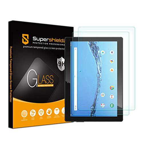(2 팩) Supershieldz Digiland 10.1 인치 태블릿, 태블릿PC (DL1036) 화면보호필름, 액정보호필름, ( 강화유리) 안티 스크레치, 기포 프리