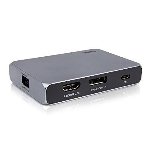 CalDigit  USB-C Gen2 10Gb/ s SOHO 도크 - up to 4K 60Hz, HDMI 2.0b, HDR, DisplayPort,DP 1.4, 10Gb/ s USB a& USB C, UHS-II 마이크로SD and SD 카드 리더기, 버스 파워 and Passthrough 충전 지원