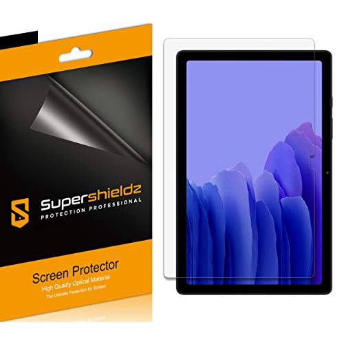 (3 팩) Supershieldz 삼성 갤럭시 탭 A7 (10.4 인치) 화면보호필름, 액정보호필름, 하이 해상도 클리어 쉴드 (애완동물)