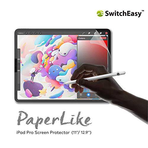 SwitchEasy Paperfeel 아이패드 에어 4 2020/  아이패드 프로 11 인치 화면보호필름, 액정보호필름 (2020& 2018), 매트 용지,종이 텍스쳐 애완동물 필름 프로텍트, Anti-Glare, 스크레치 방지, 호환가능한 애플 펜슬