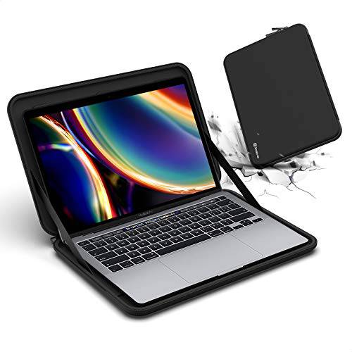 Smatree  노트북 하드 슬리브 케이스 호환가능한 13 인치 New 맥북 프로 2020 A2338 M1,  맥북 에어 2020 13.3 인치,  맥북 프로 13 인치 슬리브,  맥북 에어 13 인치 백, 블랙
