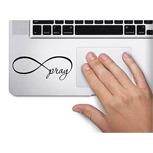 Infinity Pray 심볼 데칼 Funny 성경 노트북 스킨 맥북 트랙패드 키패드 스티커 창문
