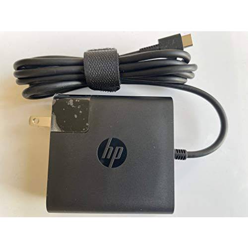 HP 65W 여행용 USB C AC 어댑터 for HP  스펙터 X2 X360, HP 엘리트북 x360 1040 G6, TPN-CA06, L30757-002, L32392-001, TPN-AA03, L30757-004, L32392-001, 860209-850, 925740-002.
