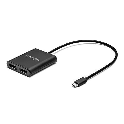 Kensington USB-C to 듀얼 DisplayPort,DP 1.2 비디오 어댑터