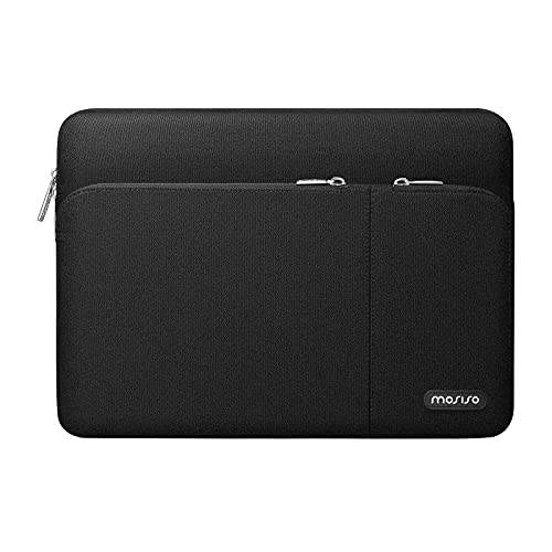 MOSISO 360 보호 노트북 슬리브 호환가능한 맥북 프로/ 에어 13 인치, 13-13.3 인치 노트북 컴퓨터, 폴리에스터 캐링 케이스 커버 백 2 전면 Separate 오거나이저,수납함,정리함 포켓