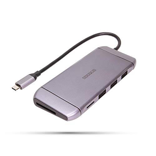 Gearmo USB-C 허브 9 in 1 여행용 시리즈 휴대용 탈부착 스테이션