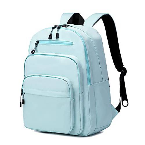 Lanola 멀티 포켓 백팩 학교, 아웃도어 Work 여행용, 15.6 인치 Laptop-Blue