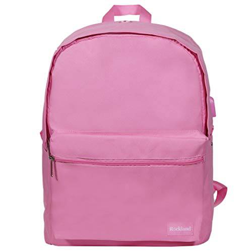 Rockland 클래식 노트북 백팩, 핑크, 라지