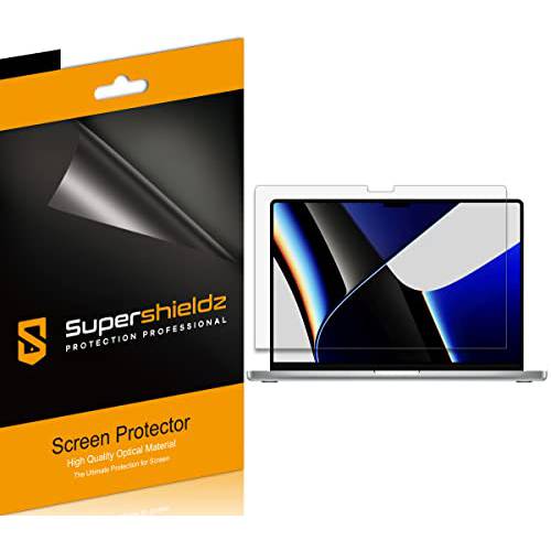 (3 팩) Supershieldz Anti-Glare (매트) 화면보호필름, 액정보호필름 Designed New 맥북 프로 16 인치 (2021 출시)