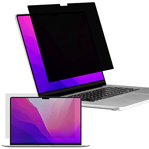 프라이버시 스크린 필터 호환가능한 맥북 프로 16 인치 2021, Anti-Glare 블루 라이트/ 안티 스크레치 매트 노트북 프라이버시 화면보호필름, 액정보호필름 가드 맥북 프로 16 인치 M1 2021(A2485)