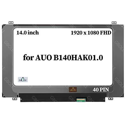 GBOLE 스크린 교체용 14.0 AUO B140HAK01.0 HW2B LCD OnCell 터치 LCD LED 디스플레이 1920 x 1080 FHD