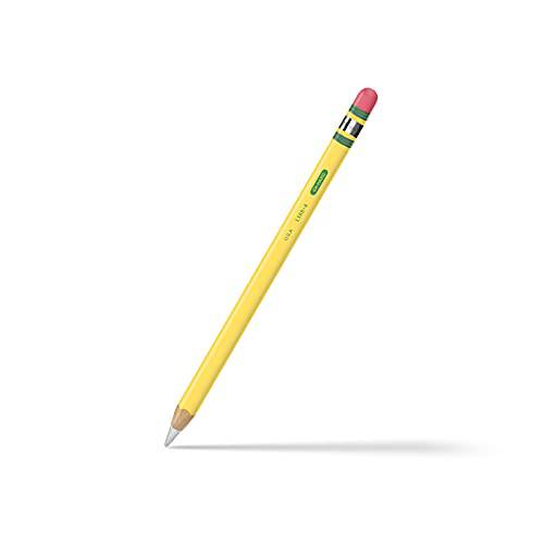 진득한찐득한 디자인 Yellow 스킨 애플 펜슬 스킨 - 비닐 3m, 학교 애플 펜슬 스티커, 애플 펜슬 커버 풀 랩 (1st 세대)
