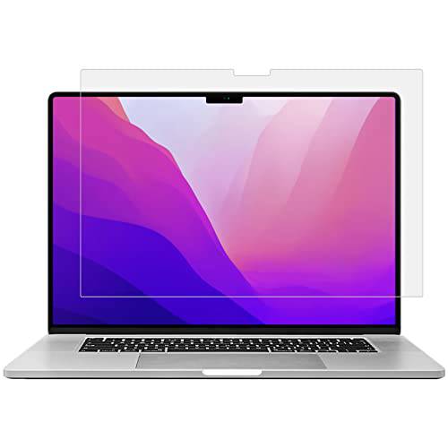 강화유리 노트북 화면보호필름, 액정보호필름 호환가능한 2021 맥북 프로 16 인치 M1 프로/ M1 맥스 모델 A2485 터치 ID, 클리어