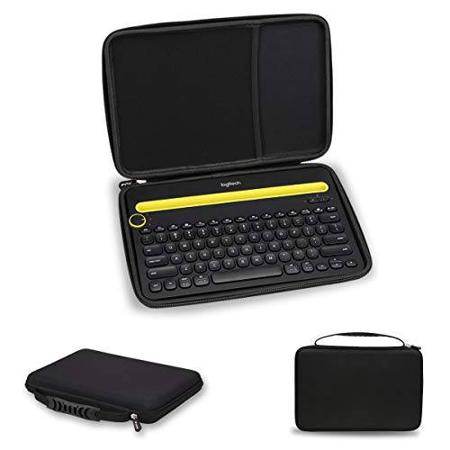 Mchoi 하드 휴대용 케이스 Fits 로지텍 K480 Multi-Device Keyboard(Case Only)