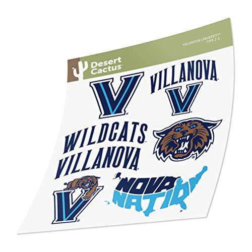 Villanova University 스티커 비닐 데칼 노트북 물병, 워터보틀 자동차 스크랩북 (타입 2)