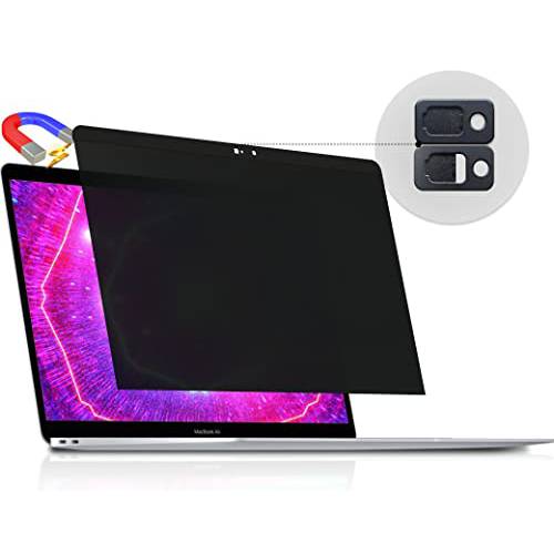 프라이버시 스크린 맥북 프로 13 인치 (2012-2015), 자석 탈부착가능 안티 블루라이트 글레어 Peep 필터 블랙 Out 화면보호필름, 액정보호필름 Mac 13In 노트북 모델 (A1278, A1425, A1502)