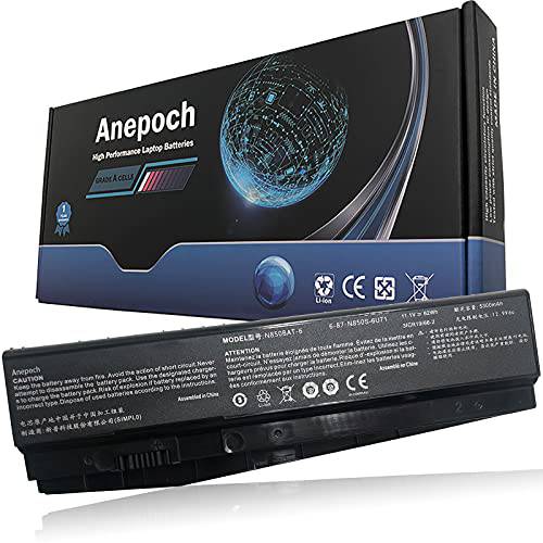 Anepoch N850BAT-6 노트북 배터리 교체용 Clevo N870 N870HK Z6-KP Z6-KP5GT Z7M-KP Z7M-KP7G1 T58-T1 T6TI 시리즈 노트북 6-87-N850S-6E71 6-87-N850S-4U41 11.1V 62Wh 5500mAh
