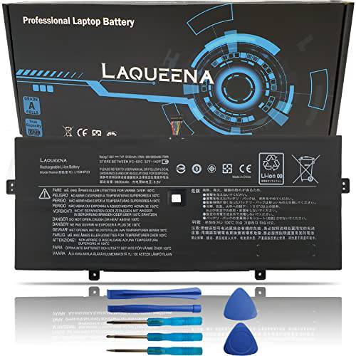 Laqueena L15M4P23 노트북 배터리 호환가능한 레노버 요가 5 프로 아이디어패드 요가 910-13IKB 글래스 요가 910-13IKB 시리즈 L15M4P21 L15C4P22 L15C4P21 5B10L46105 5B10L22508 7.68V 78Wh