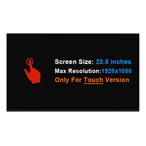LCD 교체용 레노버 Ideacentre AIO 520-24AST F0D3 터치 스크린 23.8 디스플레이 패널 수리 FHD 1080P （터치 버전